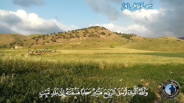 (وَاللَّهُ الَّذِي أَرْسَلَ الرِّيَاحَ فَتُثِيرُ سَحَابًا) تلاوةرائعةمن سورةفاطر للشيخ يوسف العيدروس