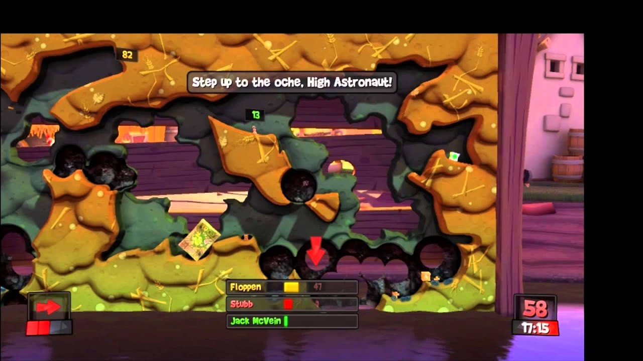 Worms Revolution Multiplayer Gameplay - (Swedish)