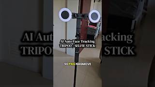 Face Tracking Tripod Selfie Stick - MODOFO C12 Aluminum Alloy Four-Legged Tripod 360 Degree Al Auto