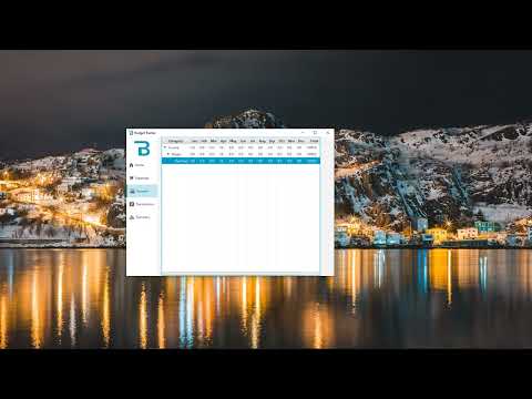 BudgetTracker Java App Demo