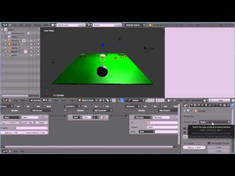 Blender Game Engine Tutorial Developing a Simple Ball Game by Adding a Score (New Version)