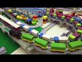 081【プラレール長編成】コンテナ車2編成すれ違い(Long compartment container car)