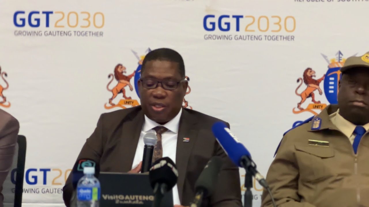 Gauteng Provincial Government Media Briefing 22 October 2025