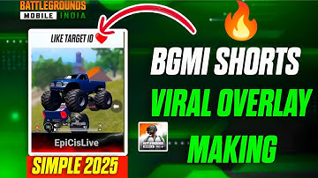 Make Viral BGMI Shorts Overlay in Just 8 Minutes 🔥 | Full CapCut Tutorial!