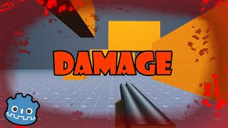 On Screen Visual Effects (Damage) In Godot