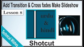 Shotcut Lesson 8 - How To Add Transitions & Cross Fades and Make Slideshow