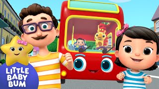 wheels on the bus go round little baby bum nursery rhymes for kids play time