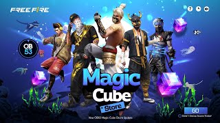 Famous OB53 100% Next Magic Cube Store Update | New Event Free Fire Bangladesh Server | Free Fire New Event Net Worth