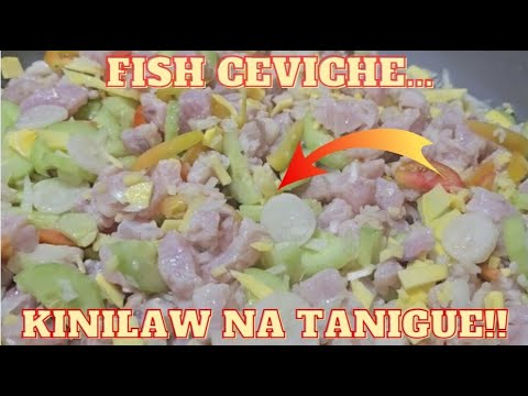 KINILAW NA TANIGUE "ceviche spanish mackerel" SUPER SARAPPP.