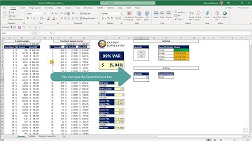 Tutorial#9 Standard Historical VAR Calc Part1