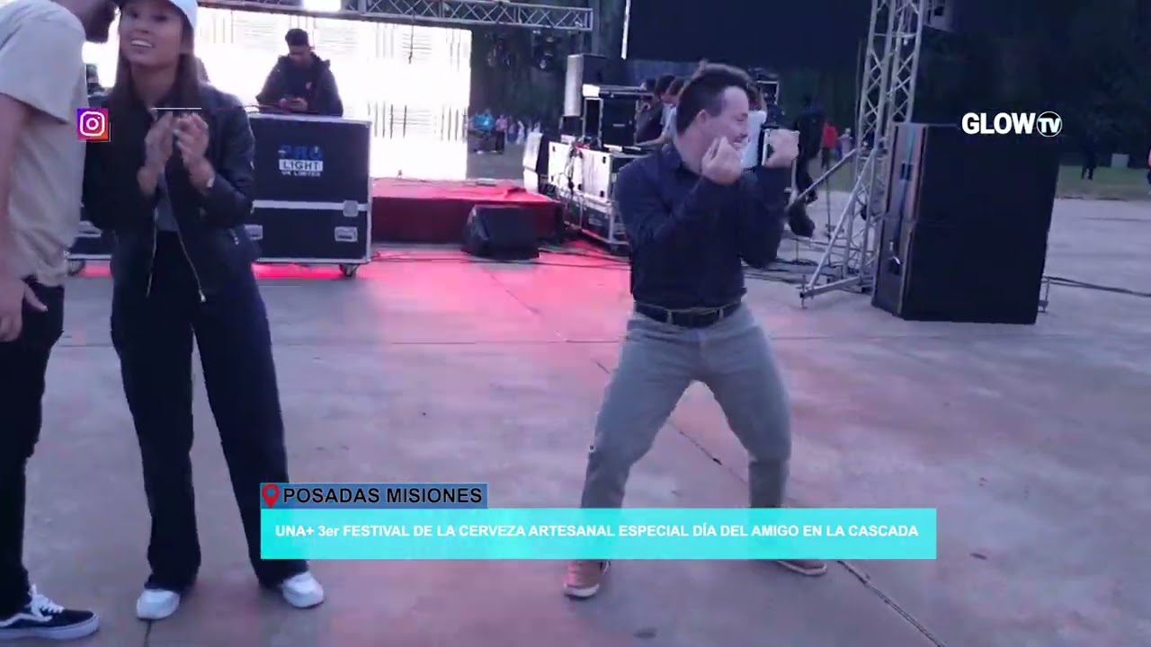 Una+ 3er Festival de la Cerveza Artesanal Espacial Día del Amigo en la Cascada•GLOW TV