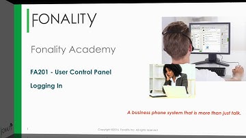 Fonality - Control Panel - Logging In