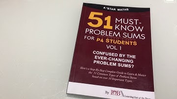 Video flip through of P4 51 must know problem sums