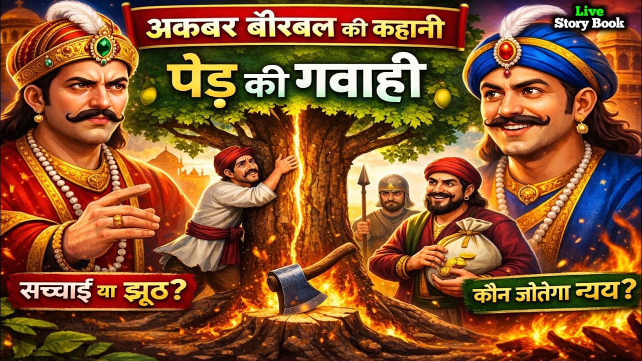 पेड़ की गंवाई, अकबर बीरबल कि कहानी Akbar Birbal ki kahaniyan, Stories of Akbar Birbal, Moral Stories