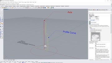 Rhino 6 Lesson 28 Basic Revolve Command