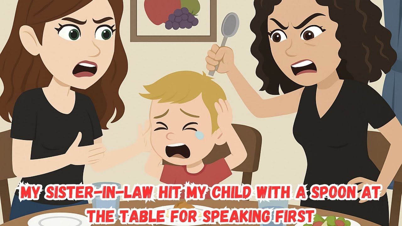 My Sister-in-Law Hit My Child With a Spoon at the Table for Speaking First