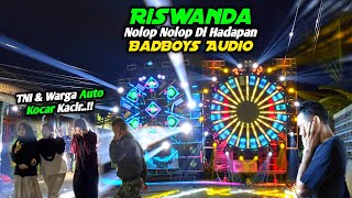 Finally, Riswanda Gluduk Pusat was played next to Nadboys Audio before the battle..!!