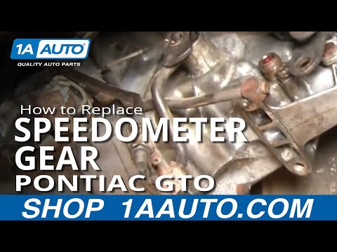 How To Replace Speedometer Gear 64-74 Pontiac GTO