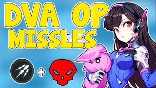 NEW D.VA MICRO MISSLES ABILITY GIVES HER INSANE DAMAGE | BUFFED D.VA ABILITY CHANGE - Overwatch