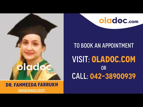 Book Appointment With Dr. Fehmeeda Farukh Khan Best Endocrinologist in Lahore thumbnail image