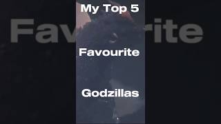 My top 5 favourite Godzillas. #godzilla #gojira #tierlist #kaiju