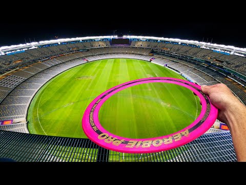 Can The World Record Frisbee Fly The Length Of This Stadium?