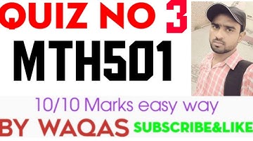 MTH501 Quiz 3 Fall 2021|MTH501 Quiz 2 solution 2022|MTH Quiz 2 Solved 2022|MTH501 Quiz 3 2021|Count2