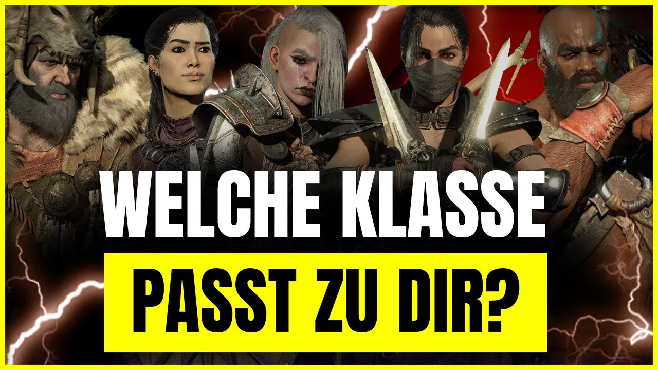 ✅ Diablo 4 alle Klassen erklärt! Zauberer, Jäger, Totenbeschwörer, Druide & Barbar