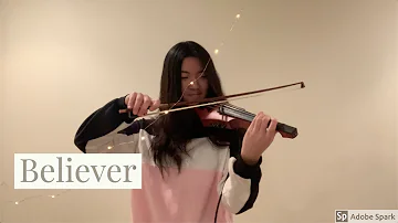 Believer by Imagine Dragons - Electric Violin (live loop cover) | anna sun