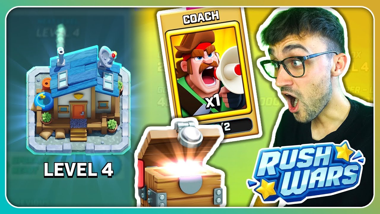 Legendäre Karte aus Gratis Truhe nach HQ upgrade! | Rush Wars Tipps & Tricks