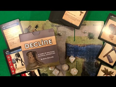 Decline Solo RPG - First Look - PRINT PROTOTYPE!