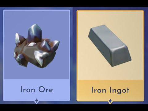 Disney Dreamlight Valley - How to get iron ore and craft iron ingots? 