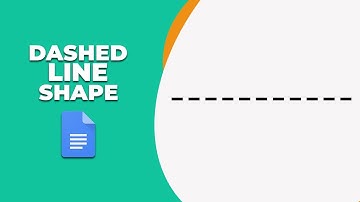 How to insert dash line shape in Google Docs