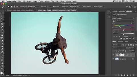 How to select & remove background by color with Magic Wand  Adobe Photoshop CC