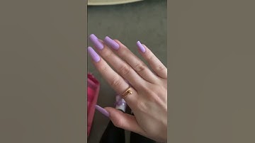 Thumbnail of 💅🏼💜Purple nails match my jelly sandals 💜🩴 | Apollo #shorts