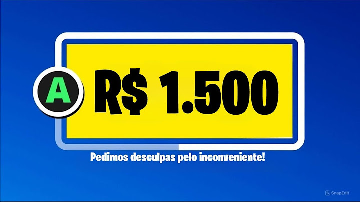 FORTNITE IS GIVING AWAY R$1,500 TO ALL PLAYERS!