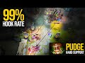  no chance to escape  epic 99 hook accuracy by pos 5 pudge  pudge official