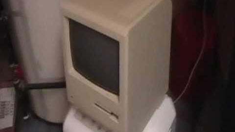 Very old Macintosh computer