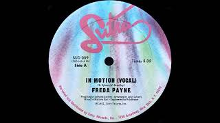 【80's SOUL FUNK 23 FEMALE SOUL FUNK】03, FREDA PAYNE - In Motion (1982)