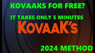 HOW TO GET KOVAAKS FOR FREE🎯2024 METHOD (ONLY WORKING METHOD)