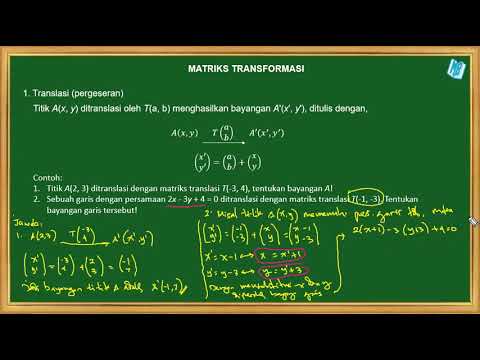 Matriks Translasi Rotasi Dan Dilatasi Youtube
