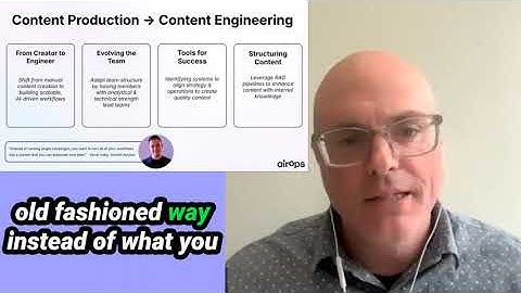 The Rise of Content Engineers | AirOps & Mike King