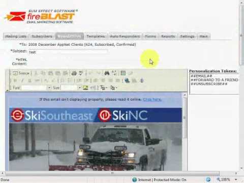 Fireblast Email Broadcasting Software