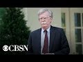 President Trump has fired national security adviser John Bolton, live stream