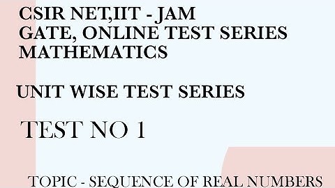 Csir Net Mathematics Online Test Series | Csir net Mathematics| www.asiteformathematics.in