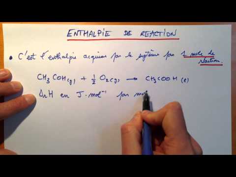 Vidéo: Comment savoir si une réaction a un delta S positif ?