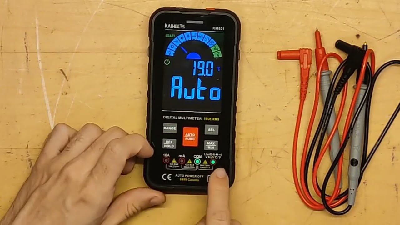 Multimetro Digitale KPS-MT940 Con Bluetooth – True RMS 4000 Count, Tensione, Corrente, Resistenza E Temperatura