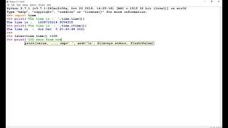 Python Time function
