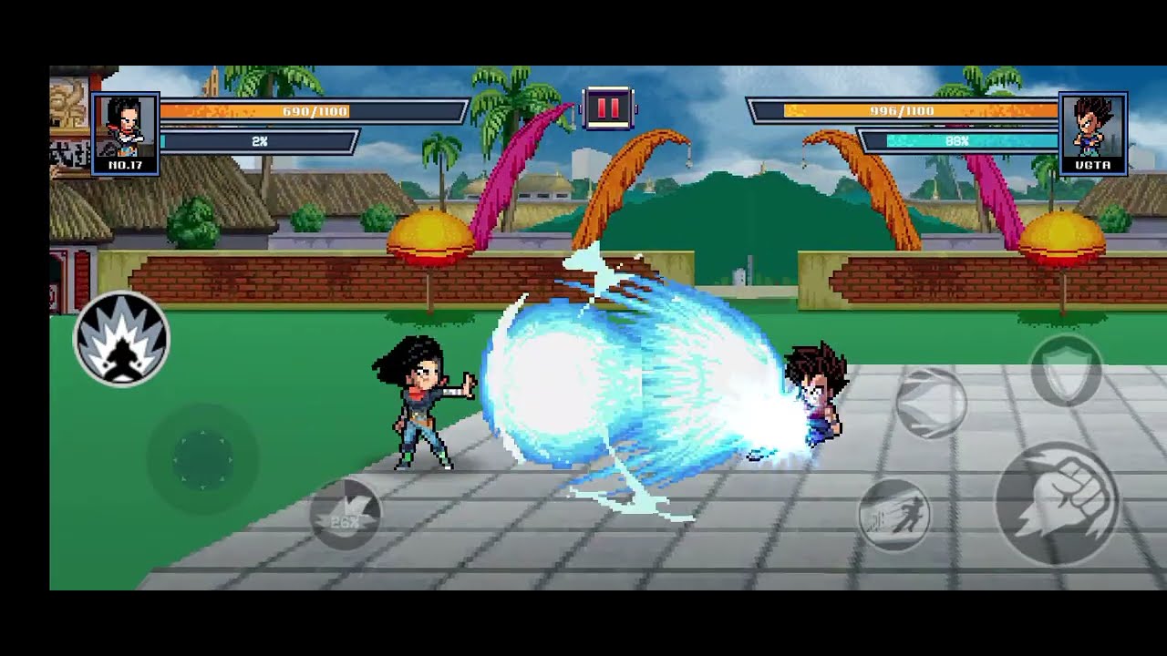 C17 vs Vegeta - Legend Insane Battle 🔥✨ 