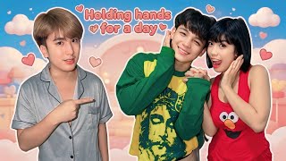 HOLDING HANDS FOR A DAY! NAKAKAKILIG SILA! | FAMILYAY!
